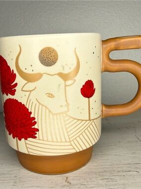Starbucks 2020 Lunar New Year "Year of the Ox" Ceramic Mug Limited Edition 10oz
